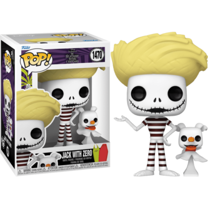 Nightmare before Christmas POP! Disney Vinyl Figure Jack w/Zero(Beach) 9 cm