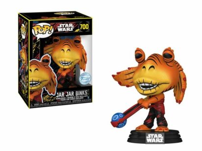 Star Wars The Phantom Menace 25th Anniversary POP! Vinyl Figure Jar Jar Binks with Booma Balls Retro Series Limited 9 cm