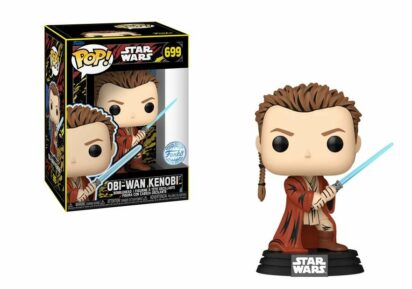 Star Wars The Phantom Menace 25th Anniversary POP! Vinyl Figure Padawan Obi-Wan Kenobi Retro Series Limited 9 cm