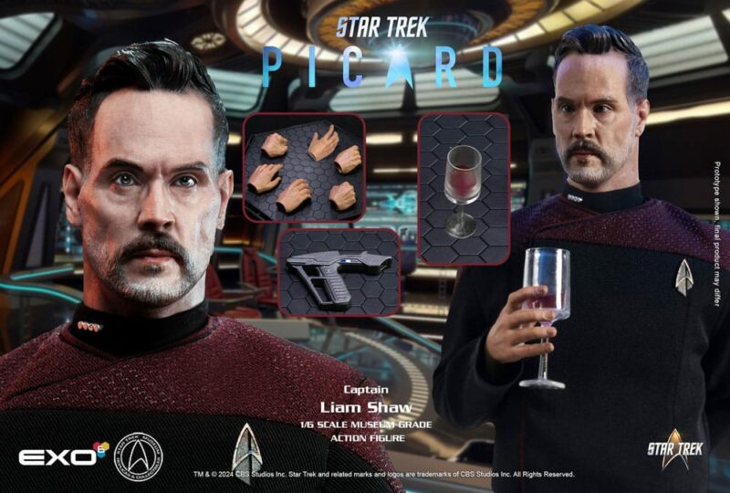 Star Trek: Picard Action Figure 1/6 Captain Liam Shaw 30 cm - immagine 5