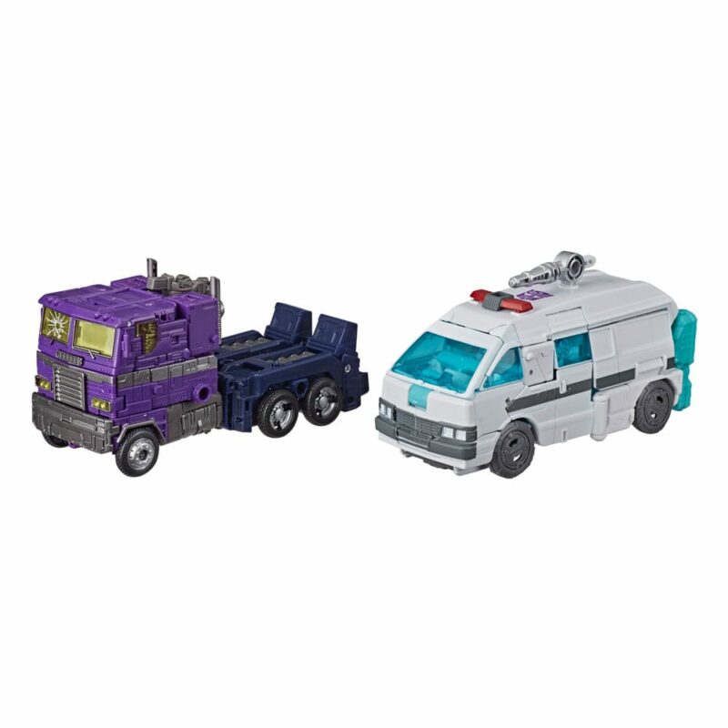 Transformers Generations Selects Action Figure 2-Pack Shattered Glass Optimus Prime (Leader Class) & Ratchet (Deluxe Class) - immagine 2