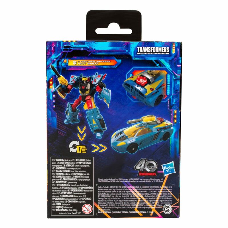 Transformers Generations Legacy United Deluxe Class Action Figure Cybertron Universe Hot Shot 14 cm - immagine 2