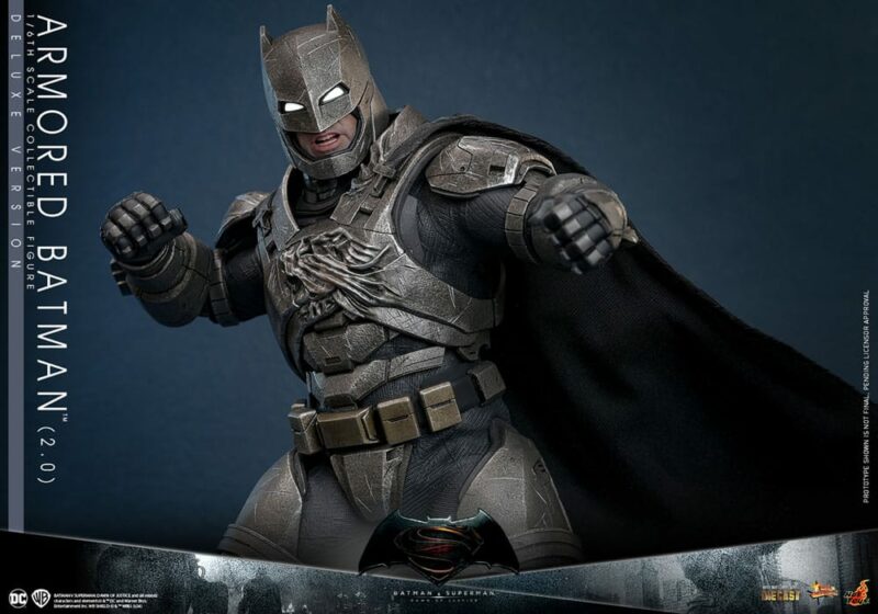 Batman v Superman: Dawn of Justice Movie Masterpiece Action Figure 1/6 Armored Batman 2.0 (Deluxe Version) 33 cm - immagine 4