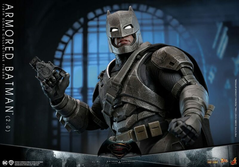 Batman v Superman: Dawn of Justice Movie Masterpiece Action Figure 1/6 Armored Batman 2.0 33 cm - immagine 3