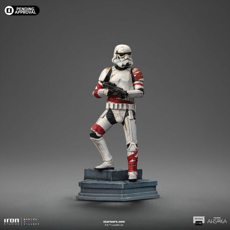 Star Wars Ahsoka Art Scale Statue 1/10 Night Trooper 21 cm - immagine 2