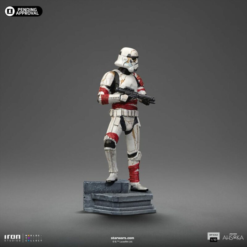 Star Wars Ahsoka Art Scale Statue 1/10 Night Trooper 21 cm - immagine 3
