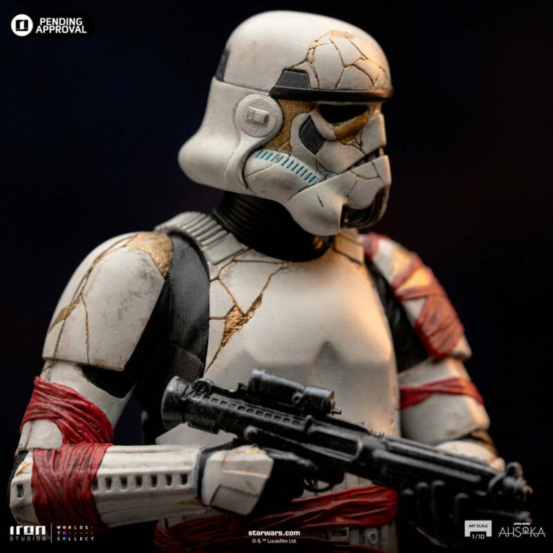 Star Wars Ahsoka Art Scale Statue 1/10 Night Trooper 21 cm - immagine 5