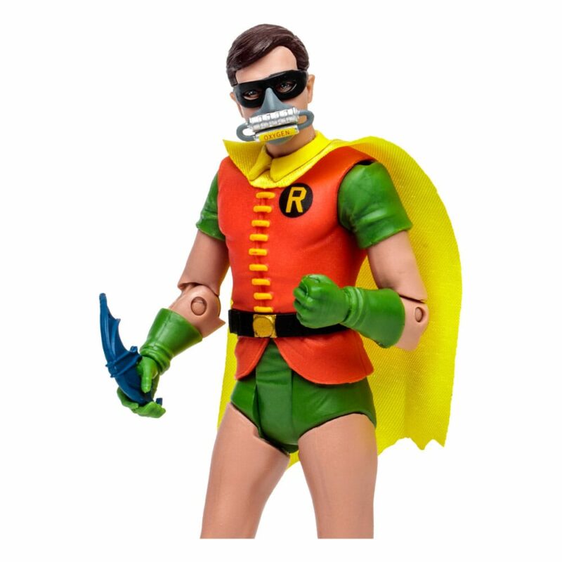 DC Retro Action Figure Batman 66 Robin with Oxygen Mask 15 cm - immagine 4