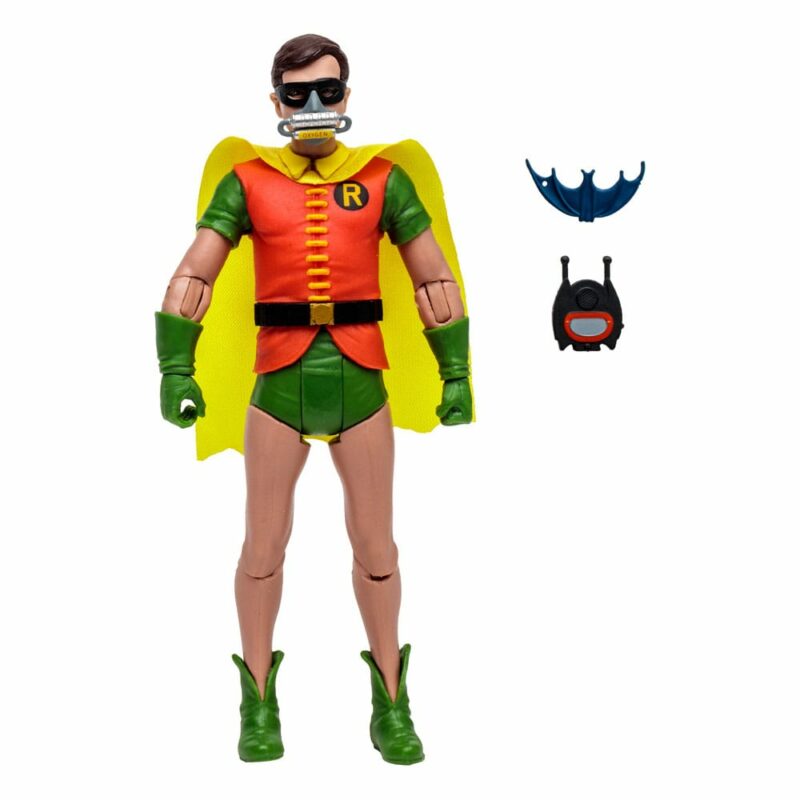 DC Retro Action Figure Batman 66 Robin with Oxygen Mask 15 cm - immagine 3