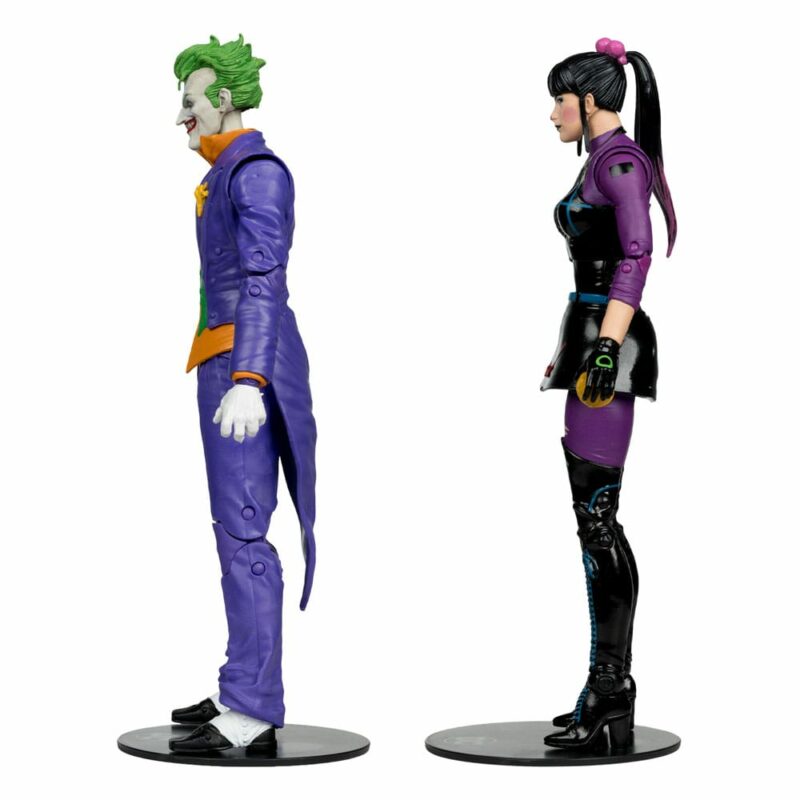 DC Multiverse Action Figures Pack of 2 The Joker & Punchline 18 cm - immagine 5