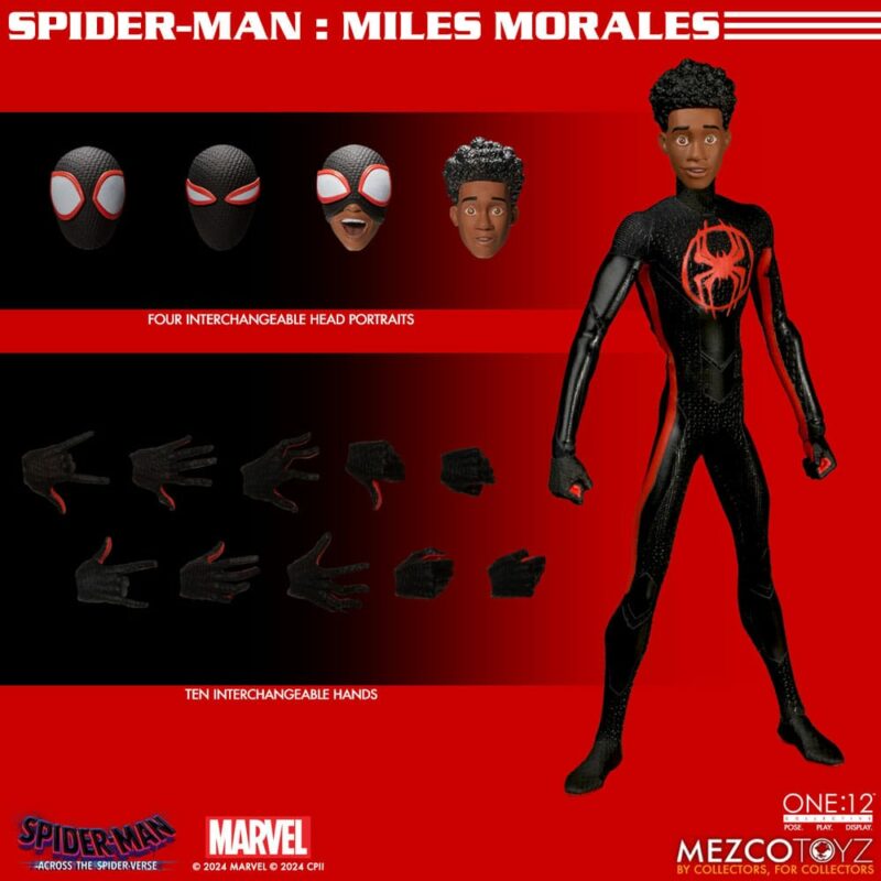 Spider-Man Action Figure 1/12 Miles Morales 17 cm - immagine 5