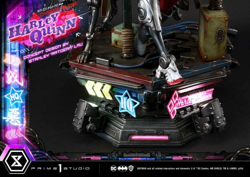 Batman Ultimate Premium Masterline Series Statue Cyberpunk Harley Quinn 60 cm - immagine 6