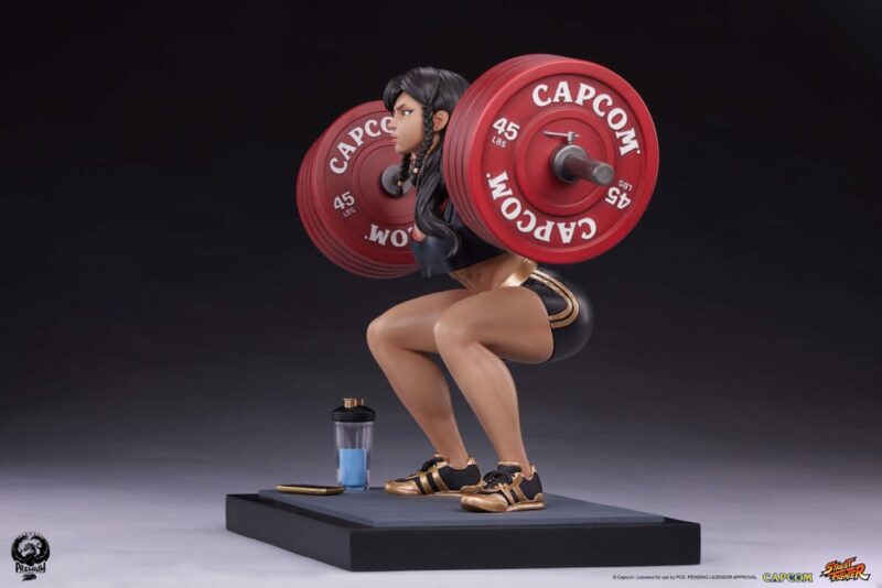 Street Fighter Premier Series Statue 1/4 Chun-Li Powerlifting (Battle Edition) 37 cm - immagine 2