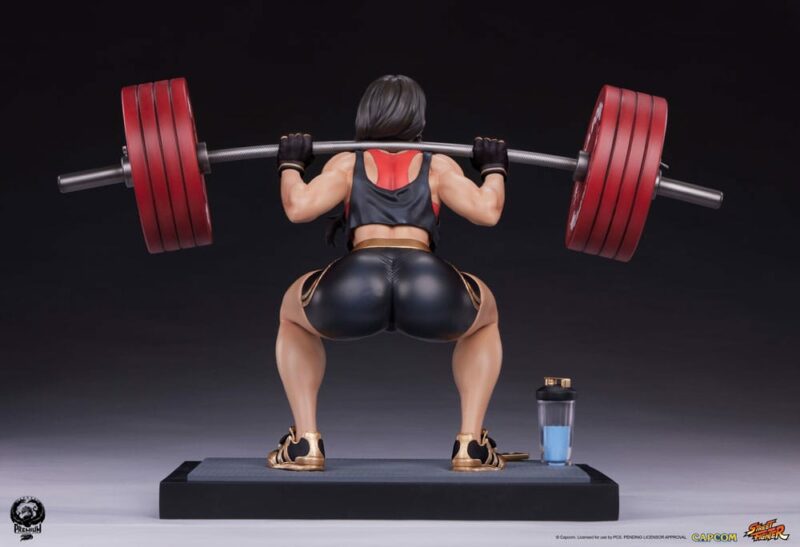 Street Fighter Premier Series Statue 1/4 Chun-Li Powerlifting (Battle Edition) 37 cm - immagine 3