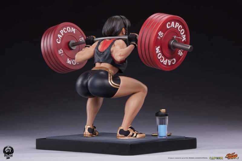 Street Fighter Premier Series Statue 1/4 Chun-Li Powerlifting (Battle Edition) 37 cm - immagine 4