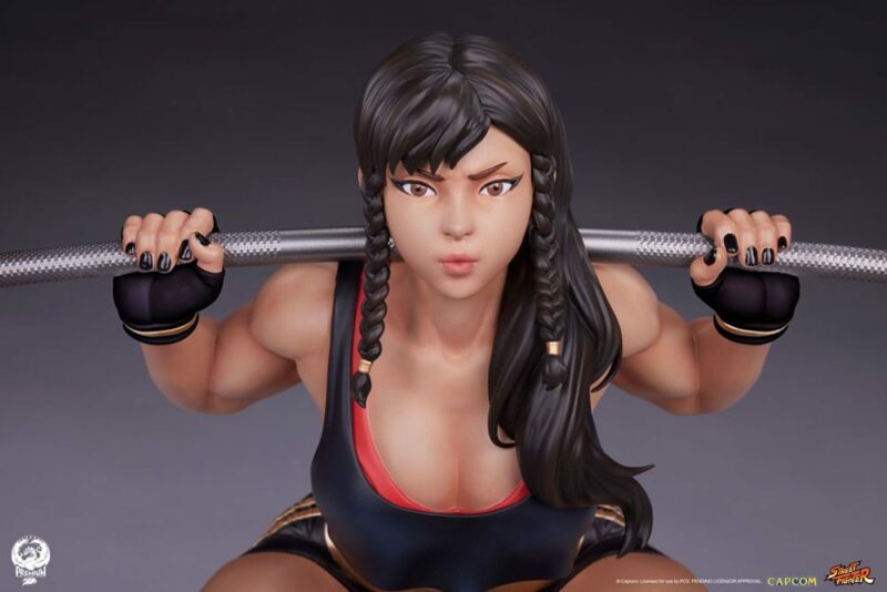 Street Fighter Premier Series Statue 1/4 Chun-Li Powerlifting (Battle Edition) 37 cm - immagine 5