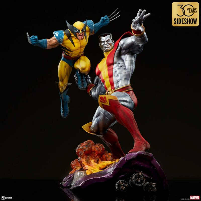 Marvel Premium Format Statue Fastball Special: Colossus and Wolverine 61 cm - immagine 4
