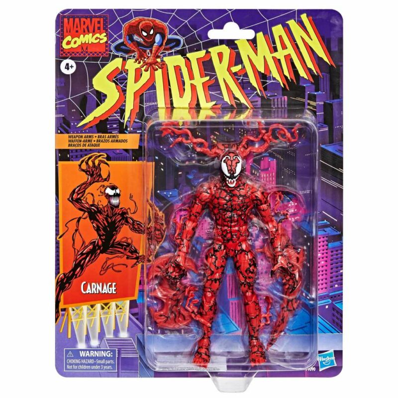 MARVEL LEGENDS VINTAGE CARNAGE ACTION FIGURE 15 CM