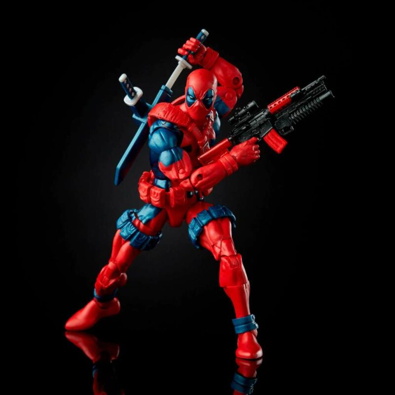 Marvel Legends Marvel 85th Anniversary Vintage X-Force Deadpool Action Figure 15 cm - immagine 2