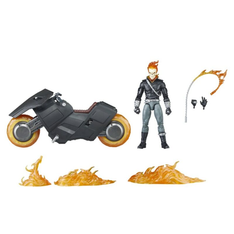 MARVEL LEGENDS MARVEL CLASSIC GHOST RIDER (DANNY KETCH) ACTION FIGURE 15 CM - immagine 4
