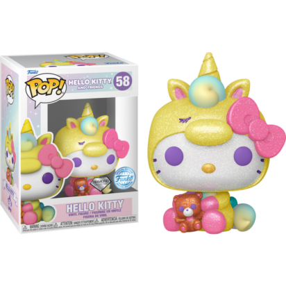 Hello Kitty POP! Vinyl Figure Hello Kitty Unicorn Diamond Glitter Limited 9 cm