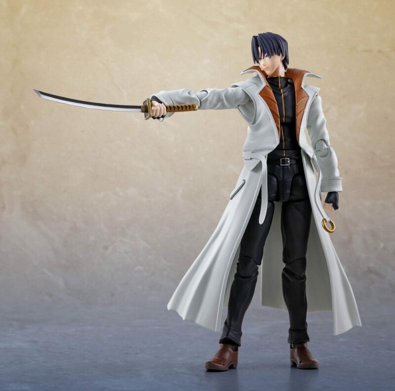 Rurouni Kenshin: Meiji Swordsman Romantic Story S.H. Figuarts Action Figure Aoshi Shinomori 17 cm - immagine 2