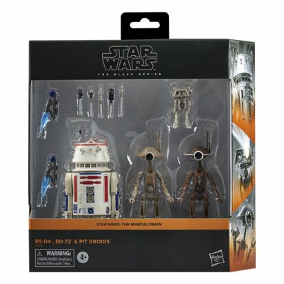 Star Wars: The Mandalorian Black Series Action Figure 4-Pack R5-D4, BD-72 & Pit Droids