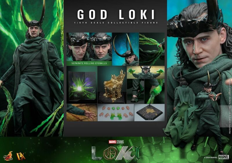 Loki DX Action Figure 1/6 God Loki 31 cm - immagine 8