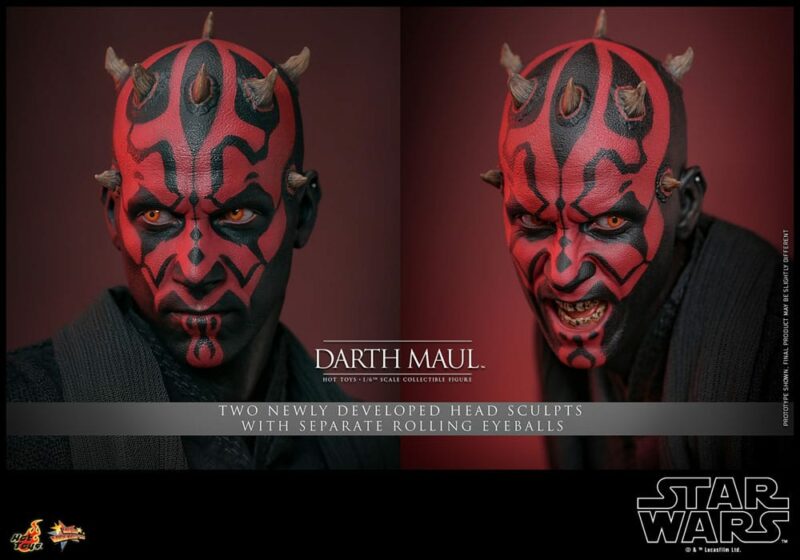 Star Wars Episode I Movie Masterpiece Action Figure 1/6 Darth Maul with Sith Speeder 29 cm - immagine 6