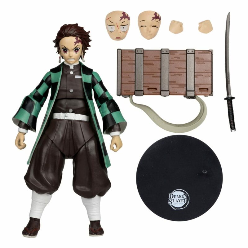 Demon Slayer: Kimetsu no Yaiba Action Figure Tanjiro Kamado (with Nezuko Box) (Season 3) 18 cm - immagine 2