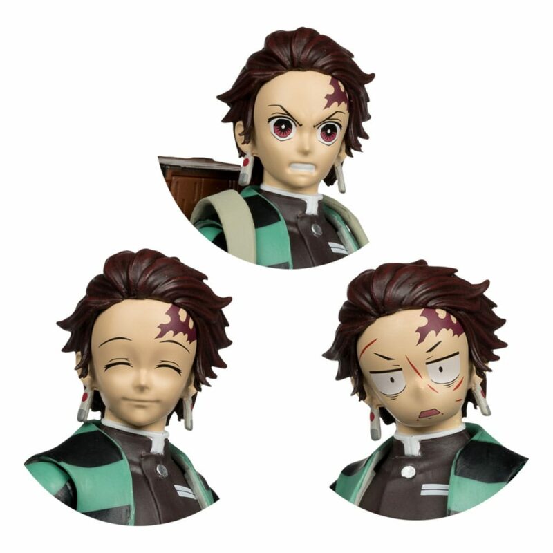 Demon Slayer: Kimetsu no Yaiba Action Figure Tanjiro Kamado (with Nezuko Box) (Season 3) 18 cm - immagine 5