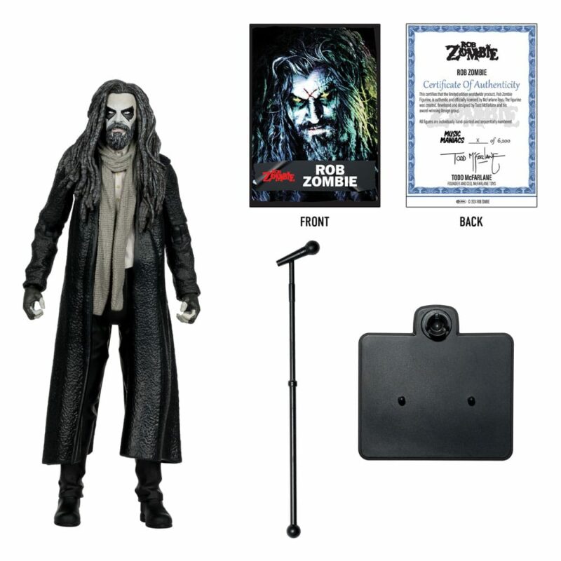 Metal Music Maniacs Action Figure Wave 2 Rob Zombie 15 cm - immagine 2