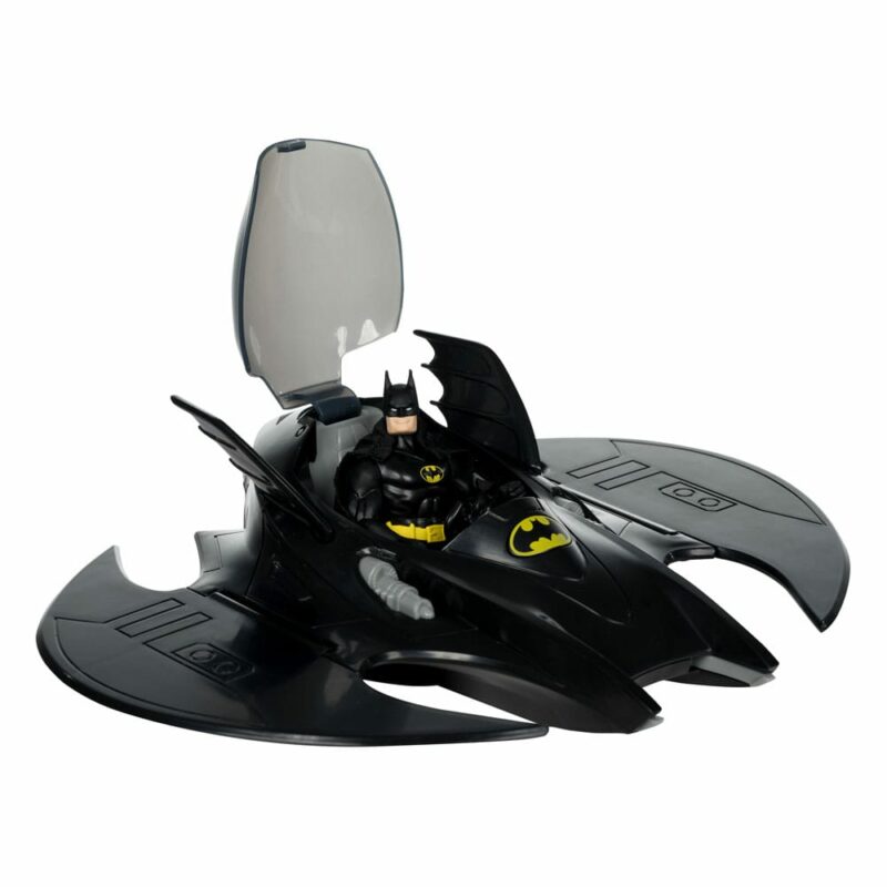 DC Direct Super Powers Action Figure Pack of 3 Batman (Black Suit), The Whirly & The Batwing (Black) (Gold Label) (SDCC) 13 cm - immagine 4