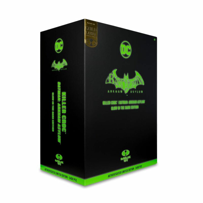 DC Multiverse Megafig Action Figure Killer Croc (GITD) (Gold Label) 30 cm - immagine 3