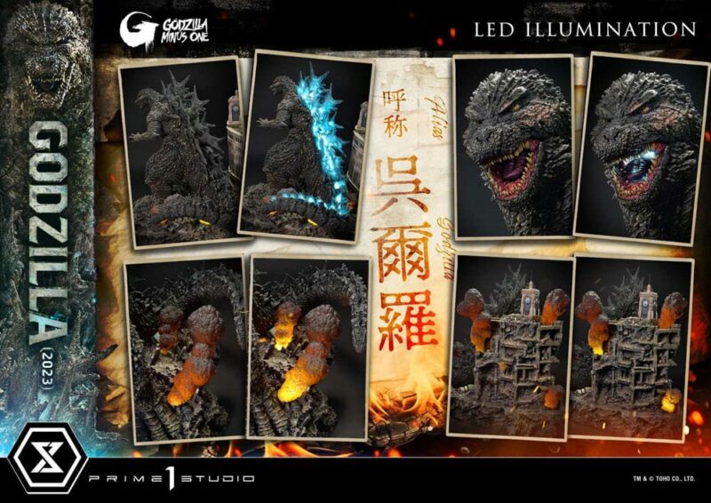Godzilla Minus One Diorama Masterline Series Godzilla 2023 70 cm - immagine 7