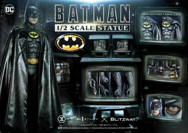 Batman Statue 1/2 Batman 1989 106 cm - immagine 4