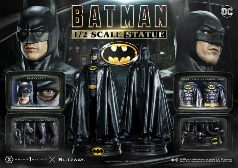 Batman Statue 1/2 Batman 1989 106 cm - immagine 3