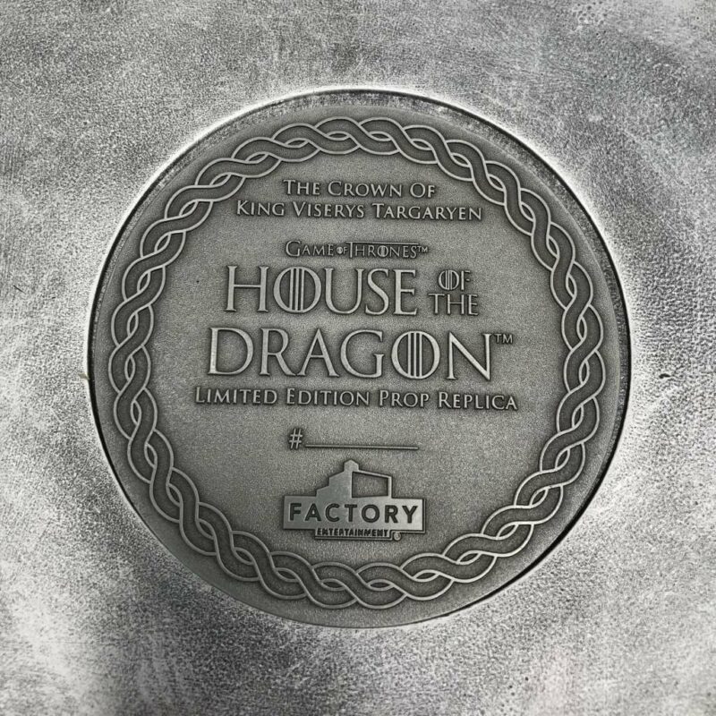 House of the Dragon 1/1 Prop Replica The Crown Of King Viserys Targaryen Limited Edition 15 cm - immagine 6