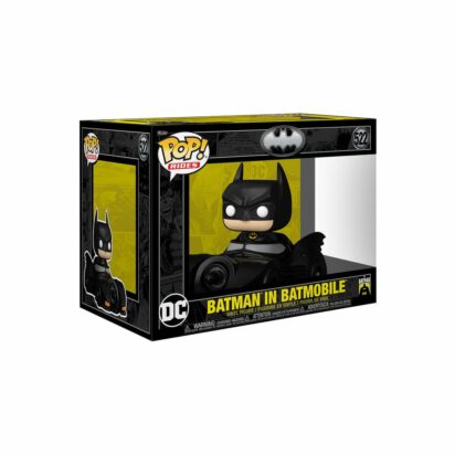 Batman 85th Anniversary POP! Rides Deluxe Vinyl Batman w/Batmobile 9 cm