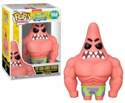 SpongeBob SquarePants POP! Vinyl Figure Fry Cook Games Patrick 25th Anniversary 9 cm