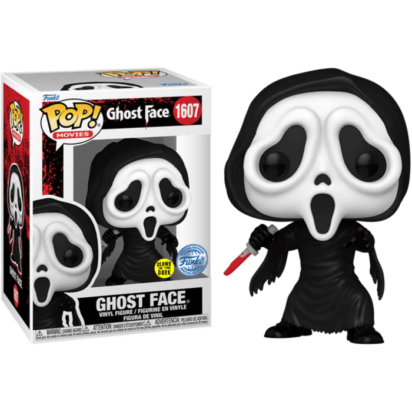 Scream POP! Movie Vinyl Figure Ghostface with Knife Glow in the Dark Limited 9 cm
