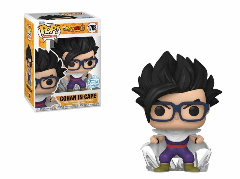 Dragon Ball Super: Super Hero POP! Animation Vinyl Figure Gohan in Cape Limited 9 cm