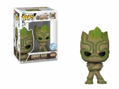 Marvel 85th Anniversary POP! Marvel Vinyl Figure We Are Groot as Black Panther Limited 9 cm