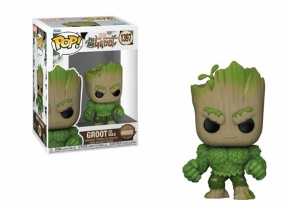 Marvel 85th Anniversary POP! Marvel Vinyl Figure We Are Groot as Hulk 9 cm