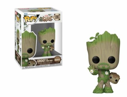 Marvel 85th Anniversary POP! Marvel Vinyl Figure We Are Groot as Iron Man 9 cm
