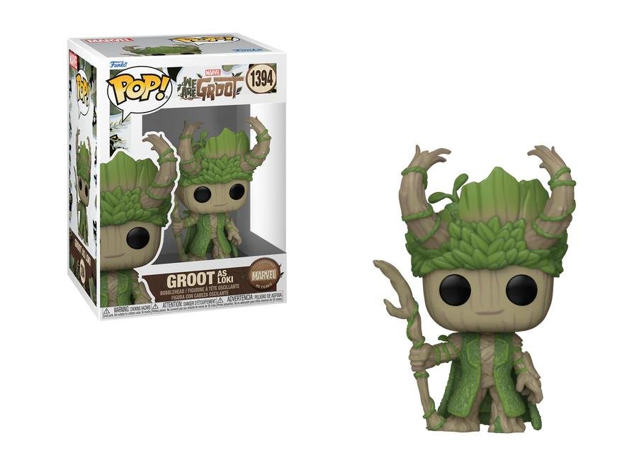 Marvel 85th Anniversary POP! Marvel Vinyl Figure We Are Groot as Loki 9 cm
