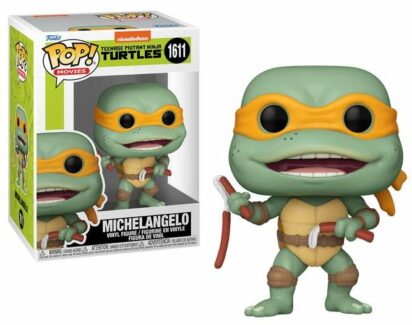 Teenage Mutant Ninja Turtles POP! Vinyl Figures Michelangelo with Sausage Nunchucks 9 cm