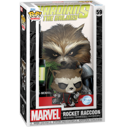 Guardians of the Galaxy POP! Comic Cover Vinyl Figure Rocket Racoon #3 Limited 9 cm