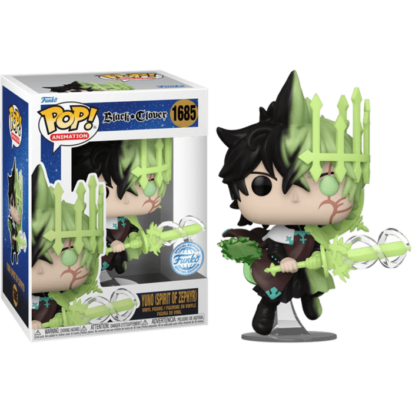 Black Clover POP! Animation Vinyl Figure Yuno (Spirit of Zephyr) with Wind Magic Limited 9 cm