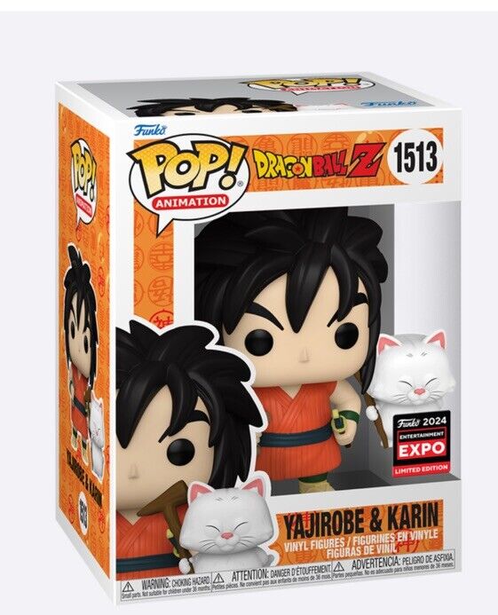 Dragonball Z POP! Television Vinyl Figure Yajirobe & Karin 9 Limited Edition (con bollino Funko Expo 2024) 9 cm